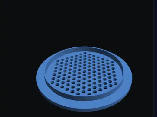 3D-printed speaker grille