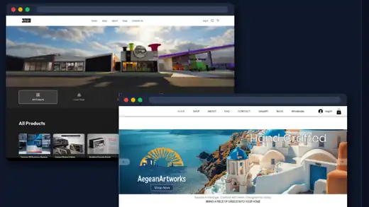 Two websites built and hosted on STL Galaxy